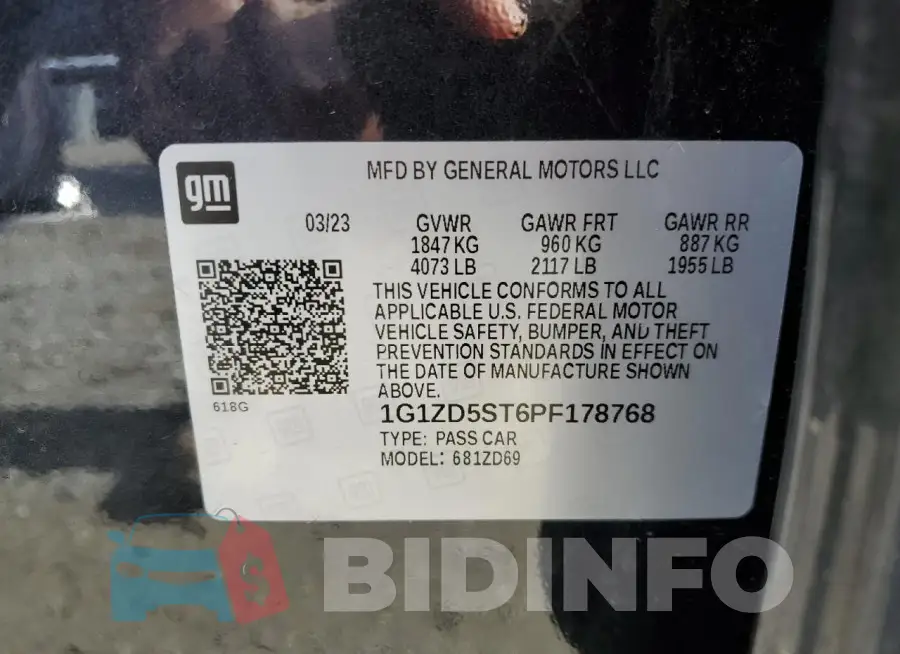 1G1ZD5ST6PF178768 Photo# 13
