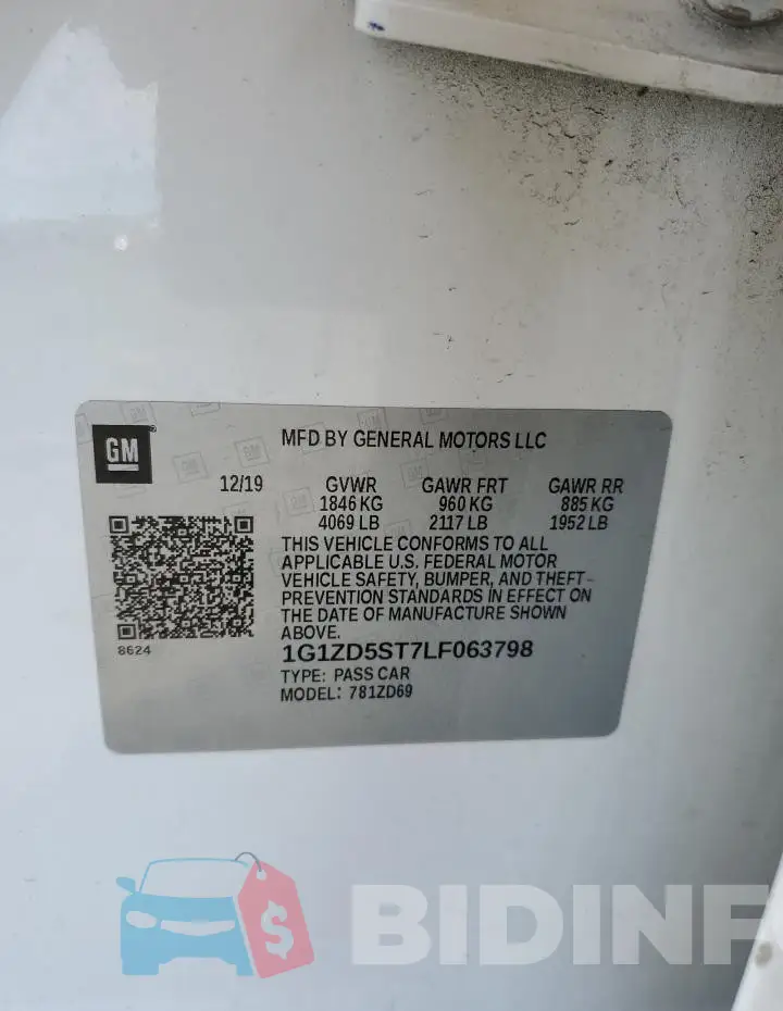 1G1ZD5ST7LF063798 Photo# 12