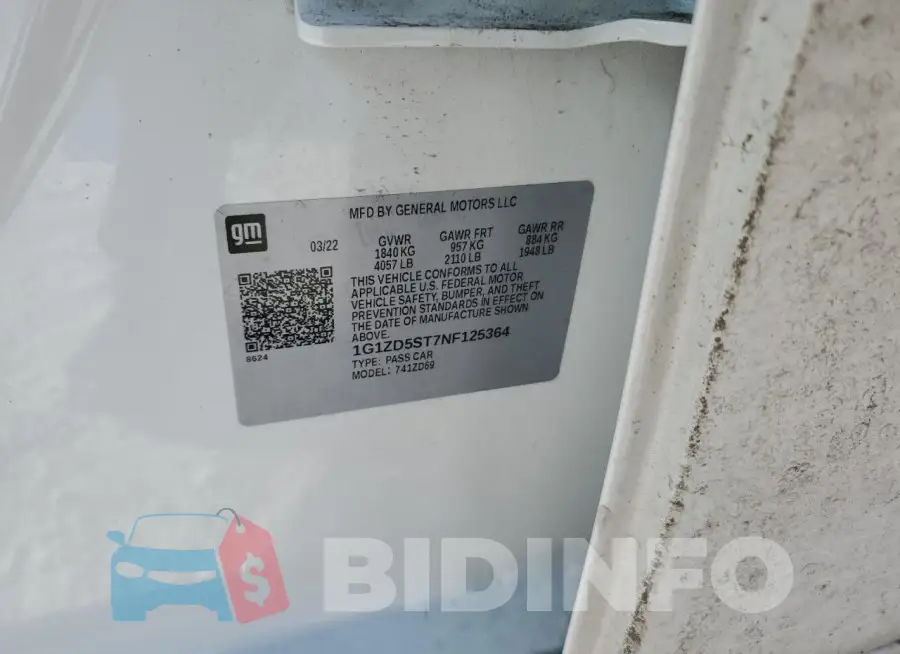 1G1ZD5ST7NF125364 Photo# 12