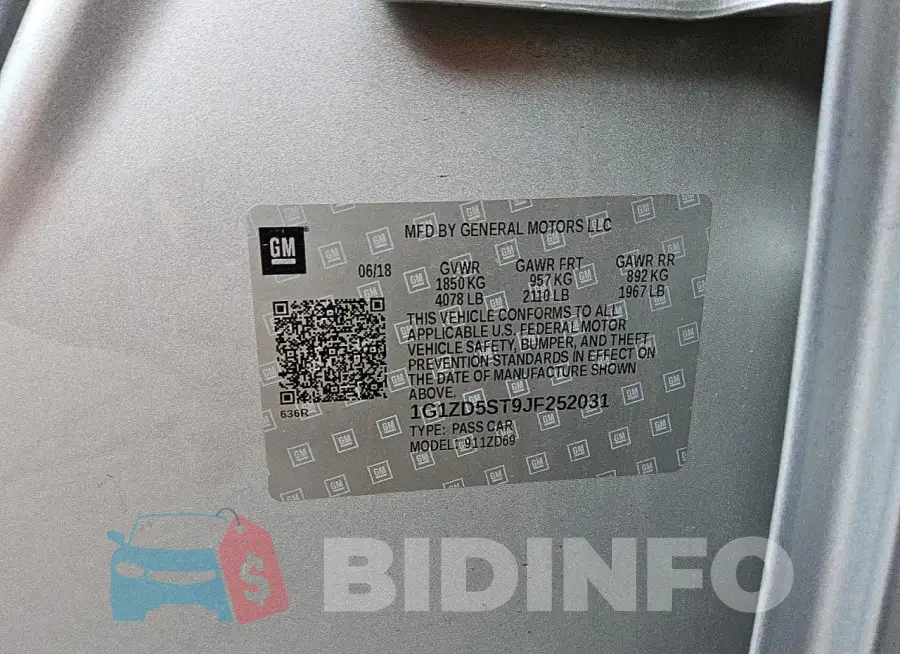 1G1ZD5ST9JF252031 Photo# 12