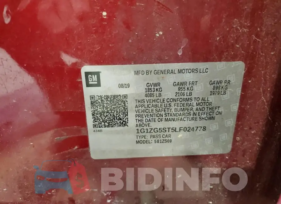 1G1ZG5ST5LF024778 Photo# 12