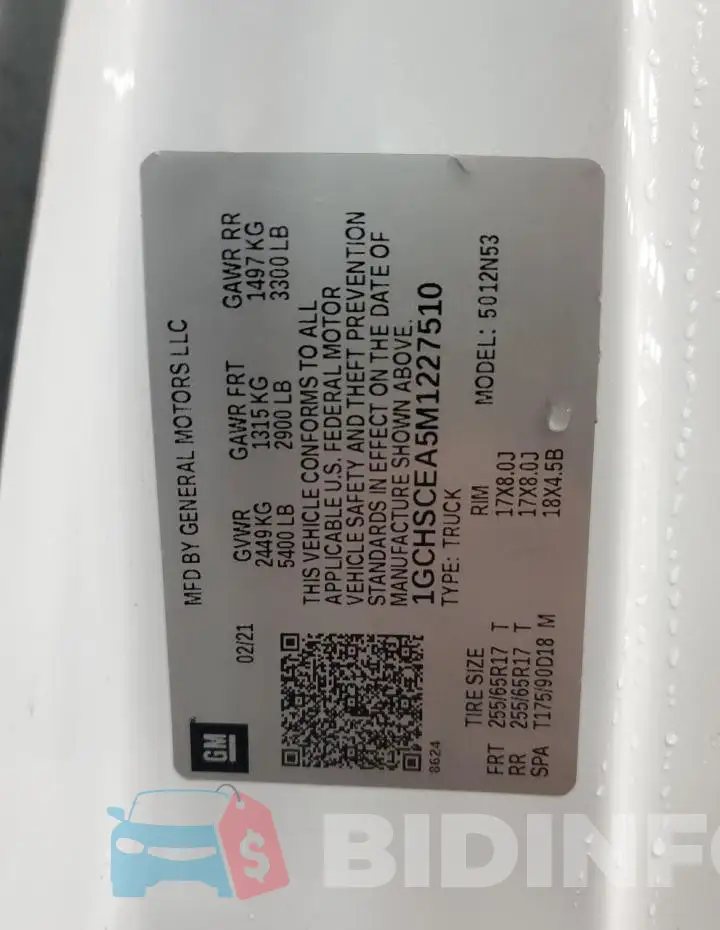 1GCHSCEA5M1227510 Photo# 12
