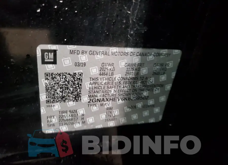 2GNAXHEV6K6259502 Photo# 14