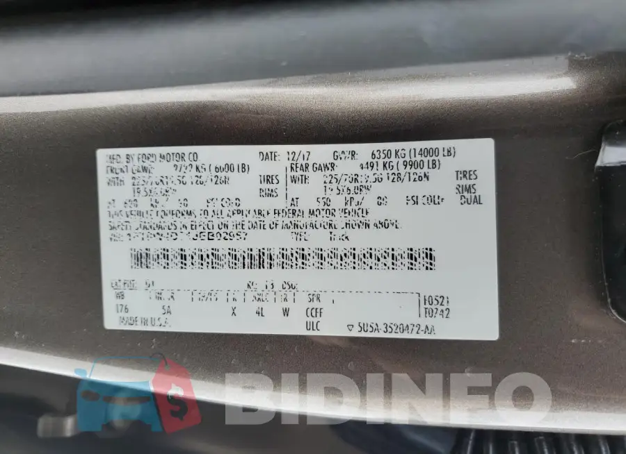 1FT8W4DT1JEB02957 Photo# 12