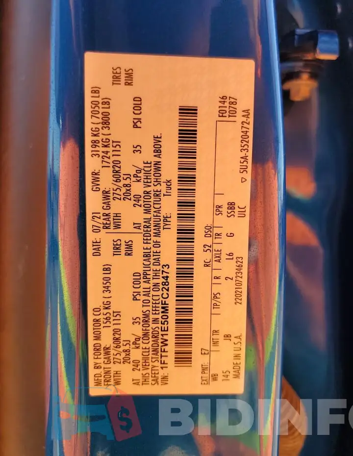 1FTFW1E50MFC28473 Photo# 12