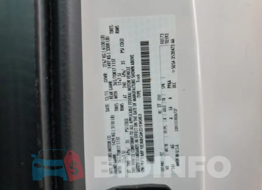 1FTMF1E88GKD19083 Photo# 12