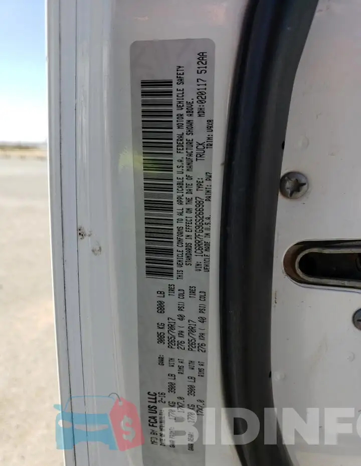 1C6RR7FG9GS266987 Photo# 12