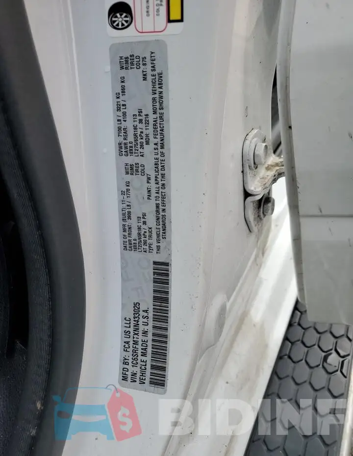 1C6SRFMTXNN433025 Photo# 12