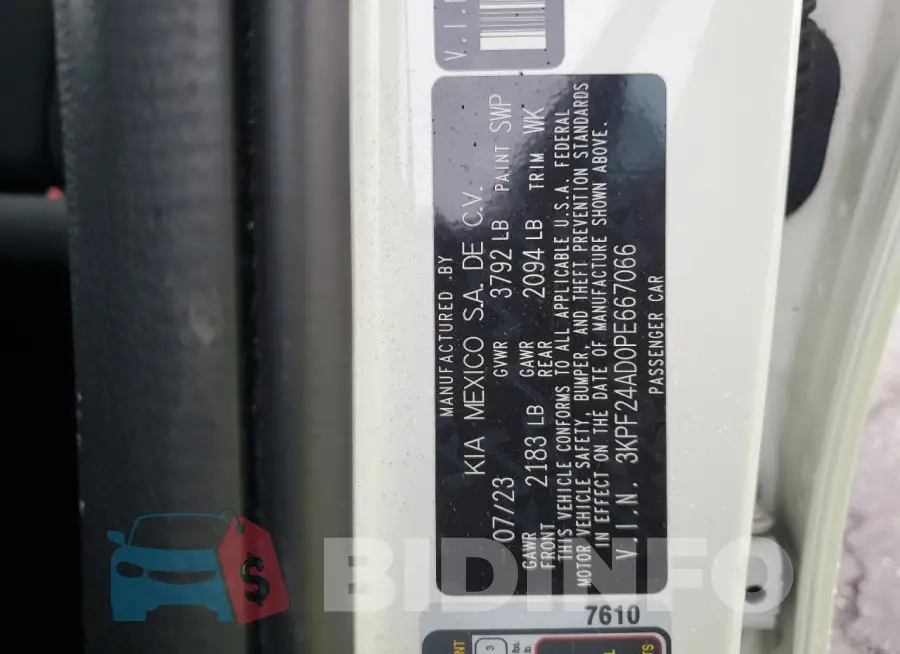 3KPF24AD0PE667066 Photo# 12