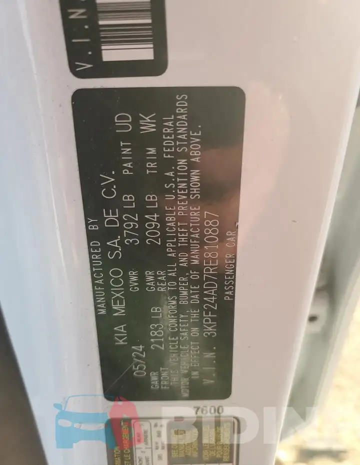 3KPF24AD7RE810887 Photo# 12