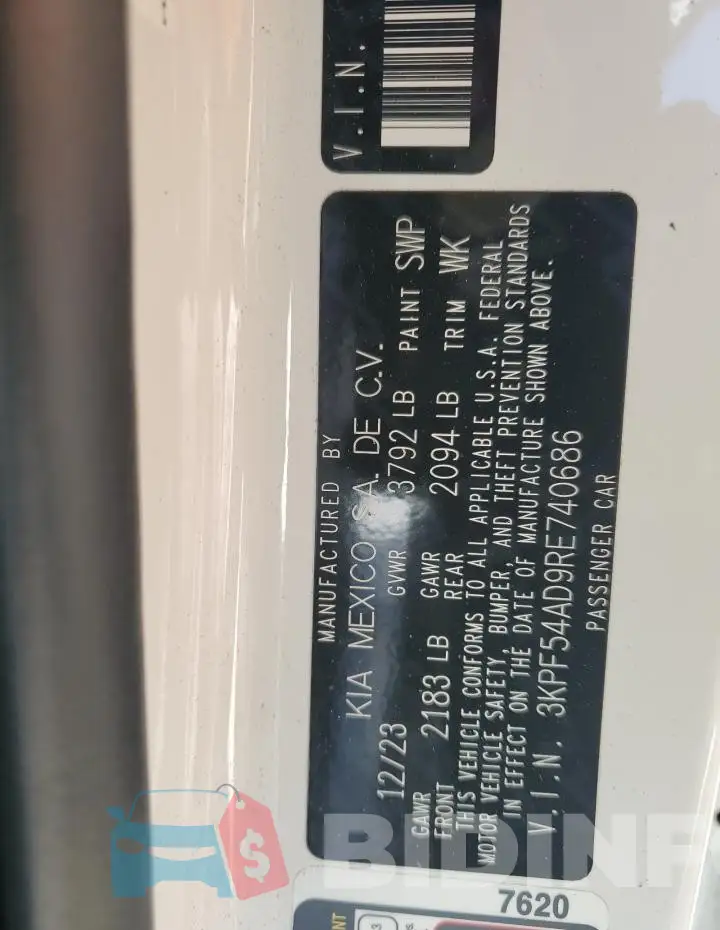 3KPF54AD9RE740686 Photo# 13