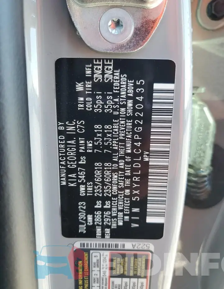 5XYRLDLC4PG220435 Photo# 13