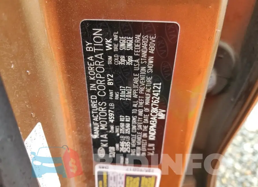 KNDPM3AC8K7624121 Photo# 13