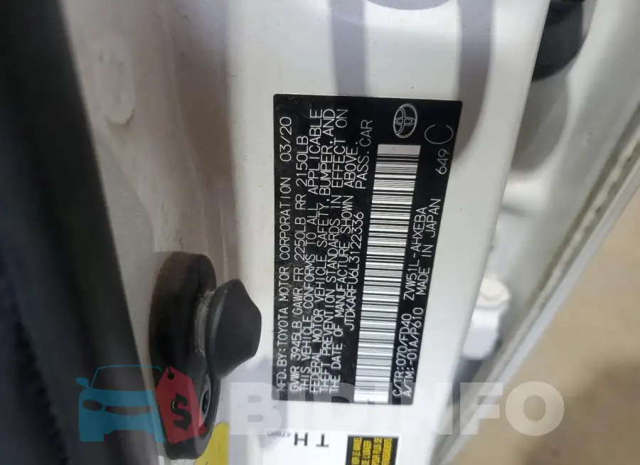 JTDKARFU6L3122336 Photo# 12