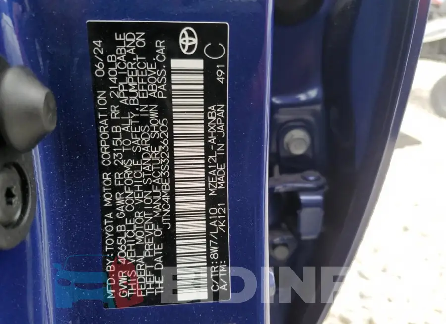 JTNC4MBE3S3236205 Photo# 12