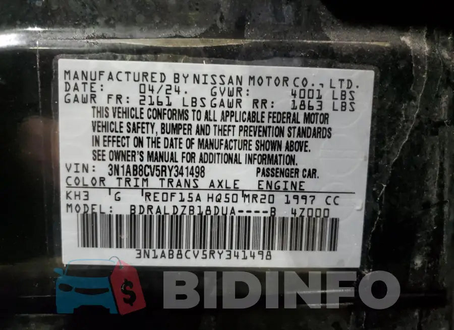 3N1AB8CV5RY341498 Photo# 12