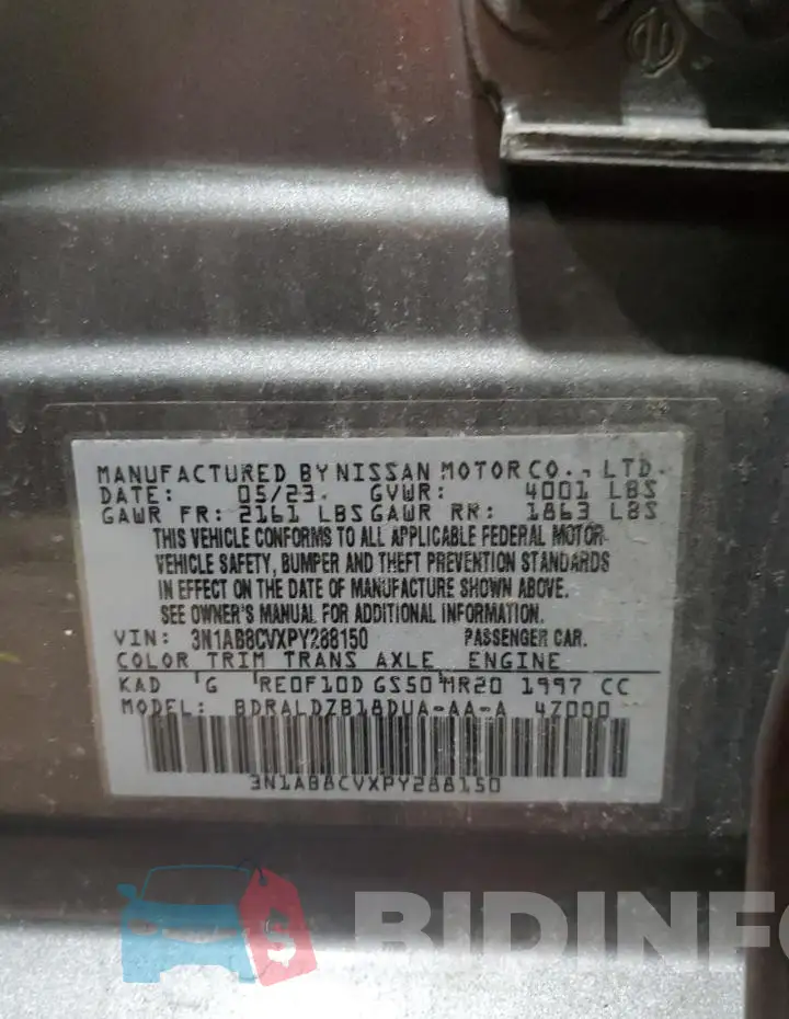 3N1AB8CVXPY288150 Photo# 12