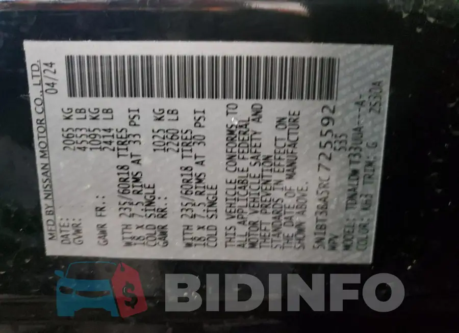 5N1BT3BA5RC725592 Photo# 14