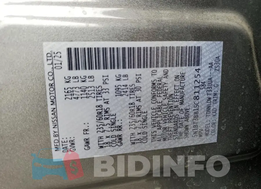 5N1BT3BB1SC811254 Photo# 13