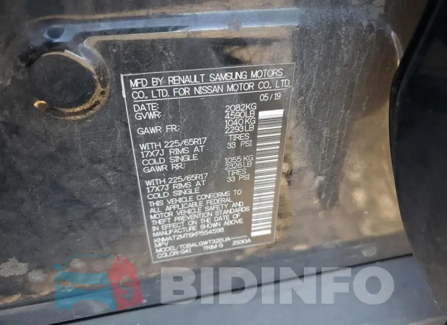 KNMAT2MT6KP554598 Photo# 13
