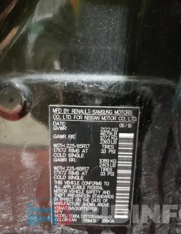 KNMAT2MV2GP710709 Photo# 13