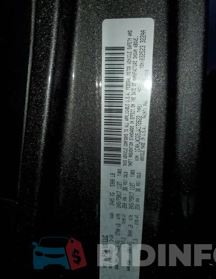 1C4HJXDG5JW172622 Photo# 13
