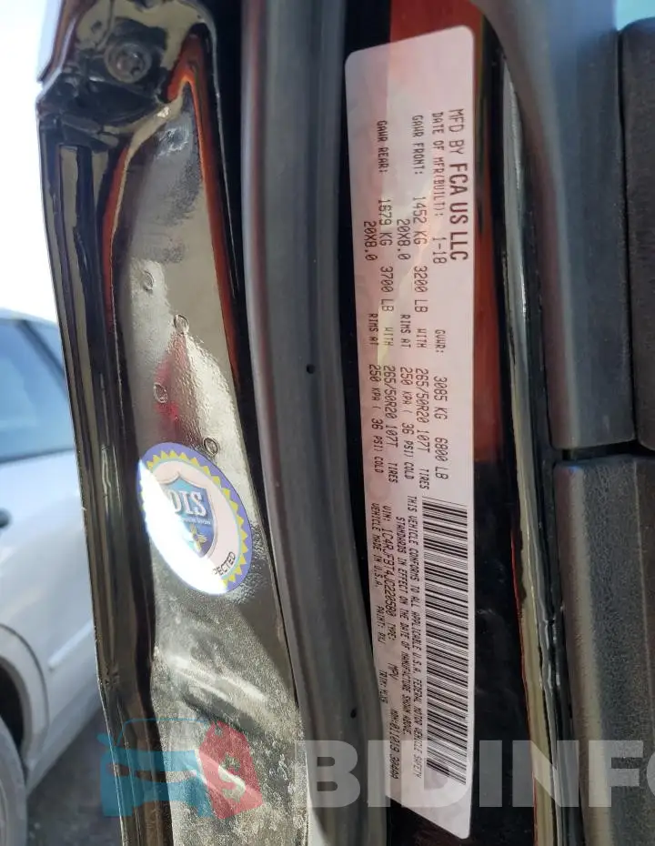 1C4RJFBT4JC220580 Photo# 13