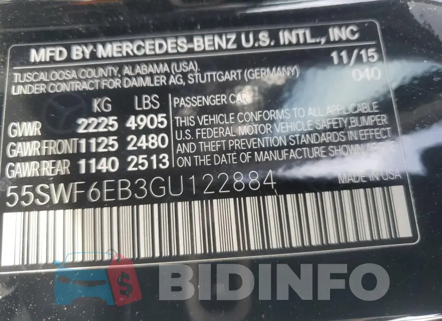55SWF6EB3GU122884 Photo# 13