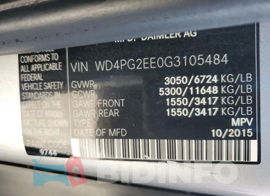 WD4PG2EE0G3105484 Photo# 13