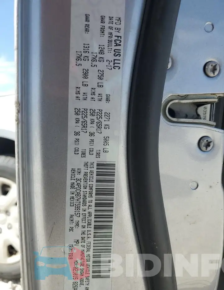 3C4PDCAB7HT599157 Photo# 13