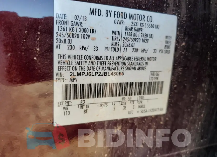 2LMPJ6LP2JBL48065 Photo# 13