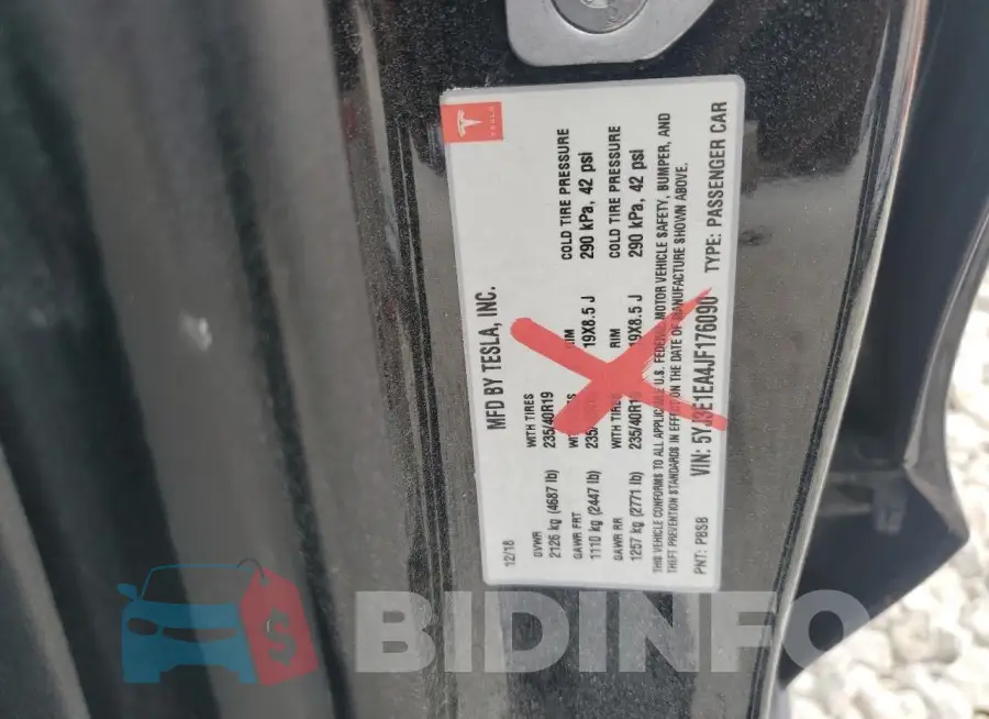 5YJ3E1EA4JF176090 Photo# 13