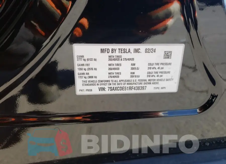 7SAXCDE51RF438397 Photo# 14