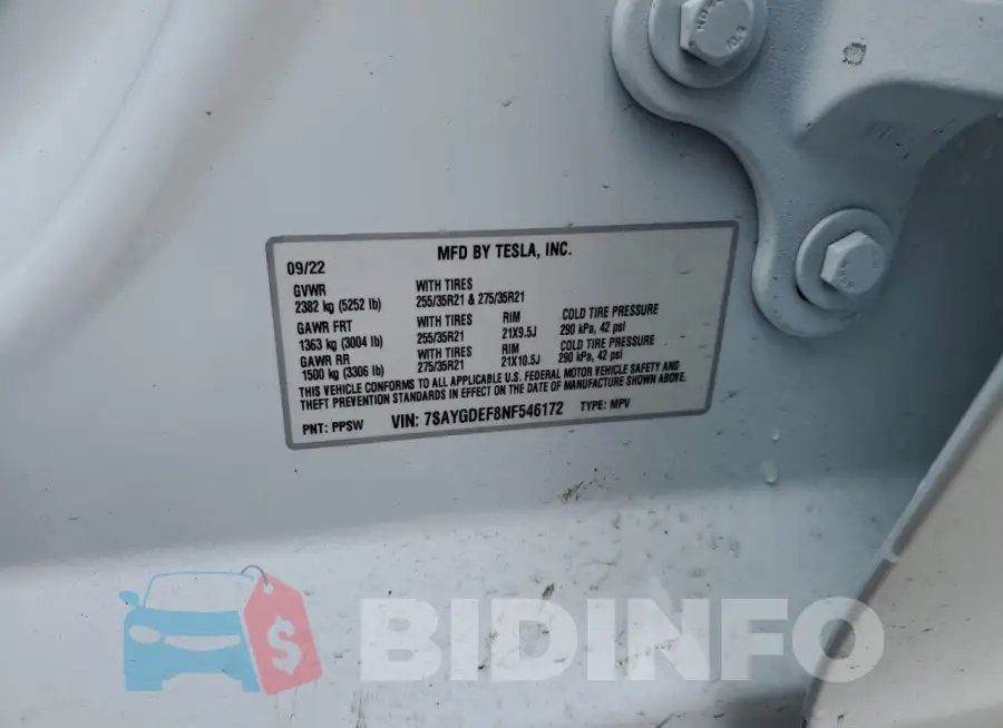 7SAYGDEF8NF546172 Photo# 12