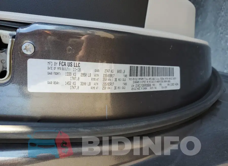 2C4RC1FG5KR599608 Photo# 13