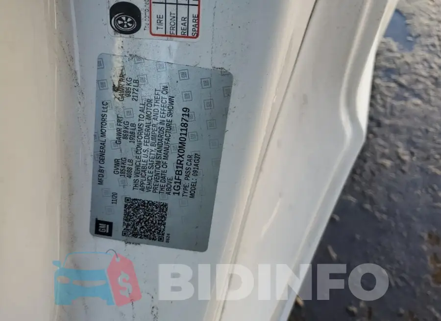 1G1FB1RX0M0118719 Photo# 12