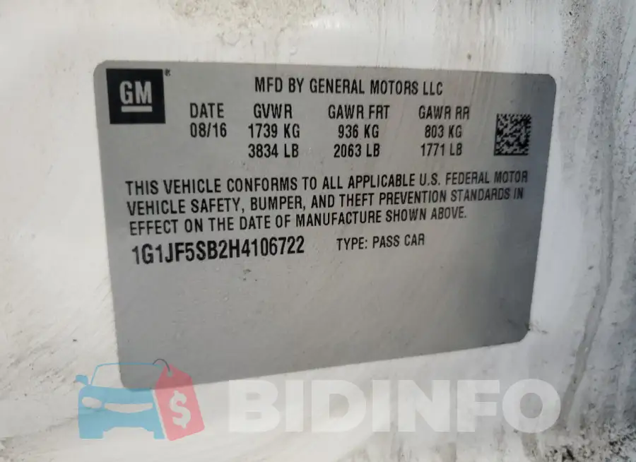 1G1JF5SB2H4106722 Photo# 13