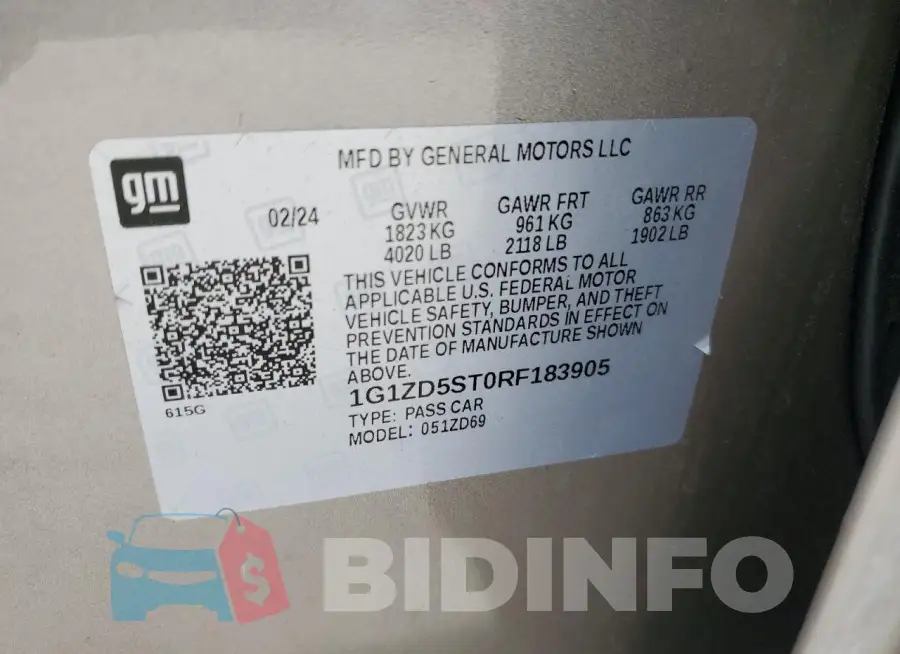 1G1ZD5ST0RF183905 Photo# 12