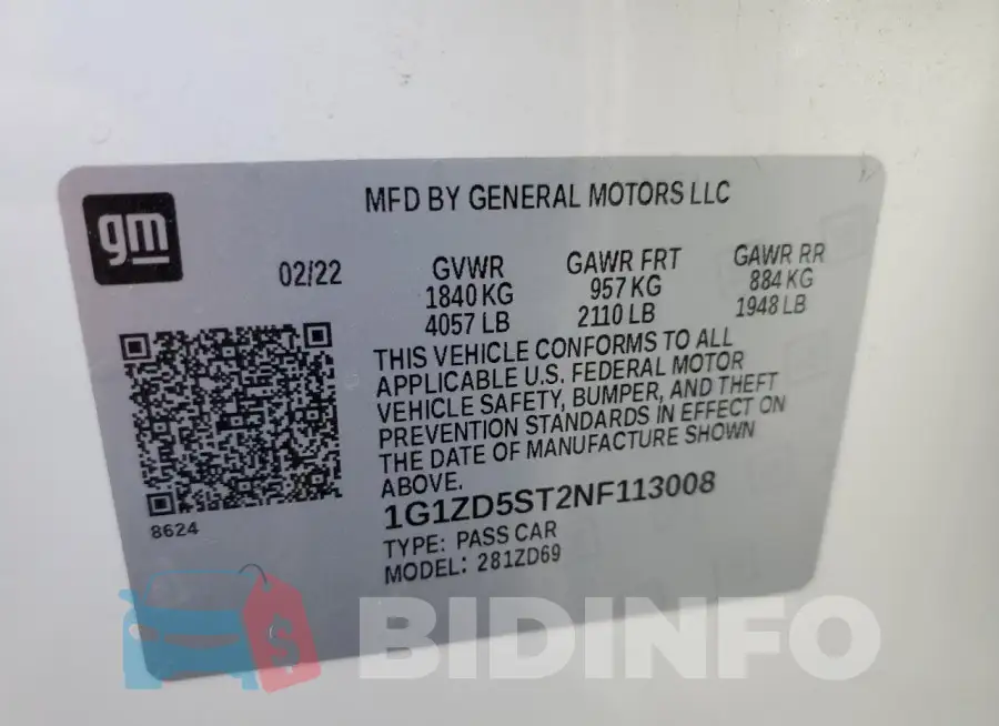 1G1ZD5ST2NF113008 Photo# 12
