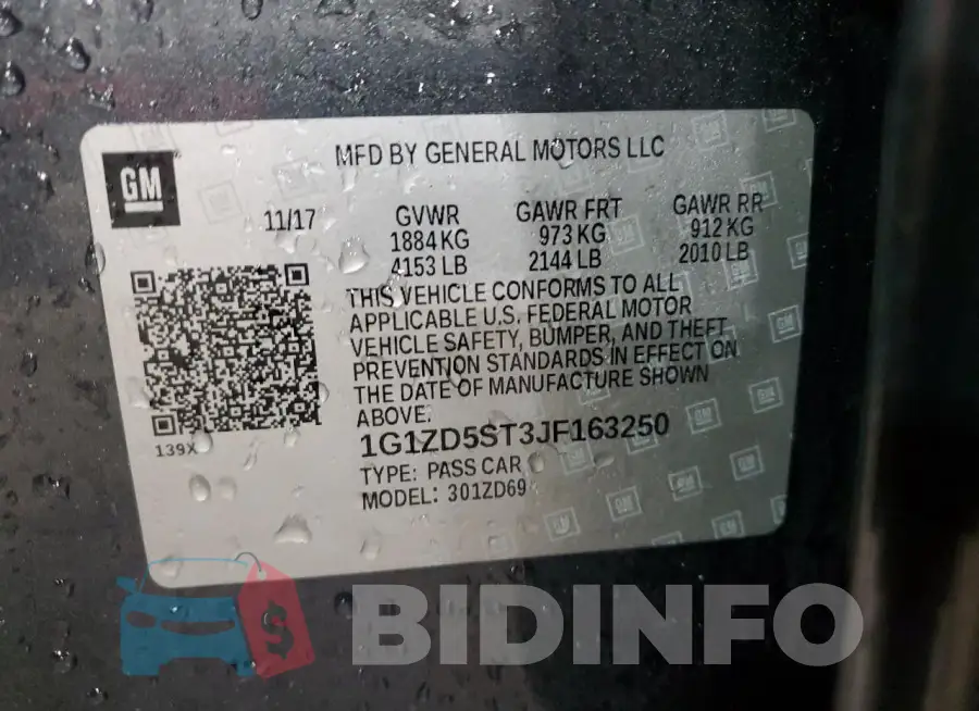 1G1ZD5ST3JF163250 Photo# 13
