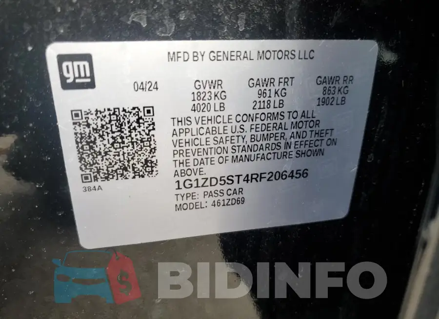 1G1ZD5ST4RF206456 Photo# 12