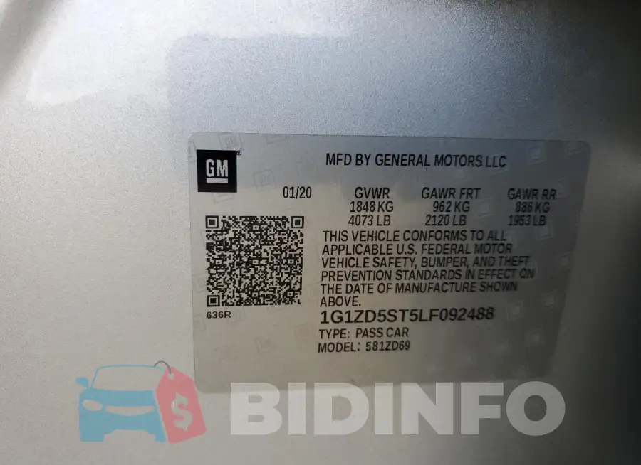 1G1ZD5ST5LF092488 Photo# 12