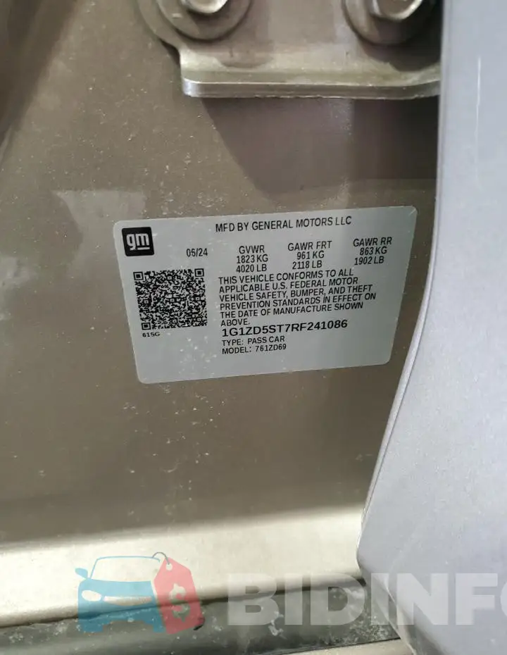 1G1ZD5ST7RF241086 Photo# 12