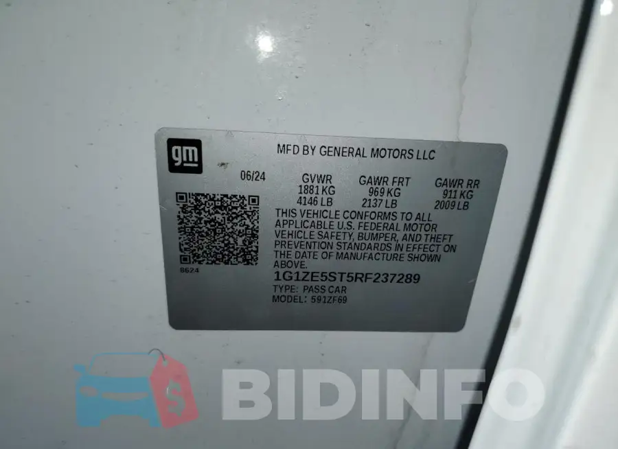 1G1ZE5ST5RF237289 Photo# 13