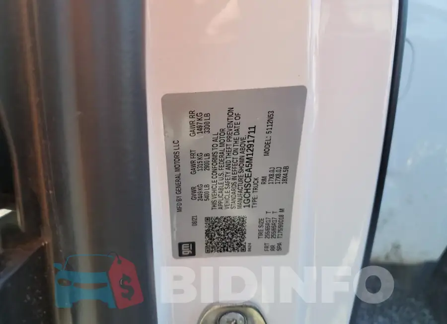 1GCHSCEA5M1291711 Photo# 12