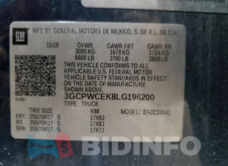 3GCPWCEK8LG196200 Photo# 13