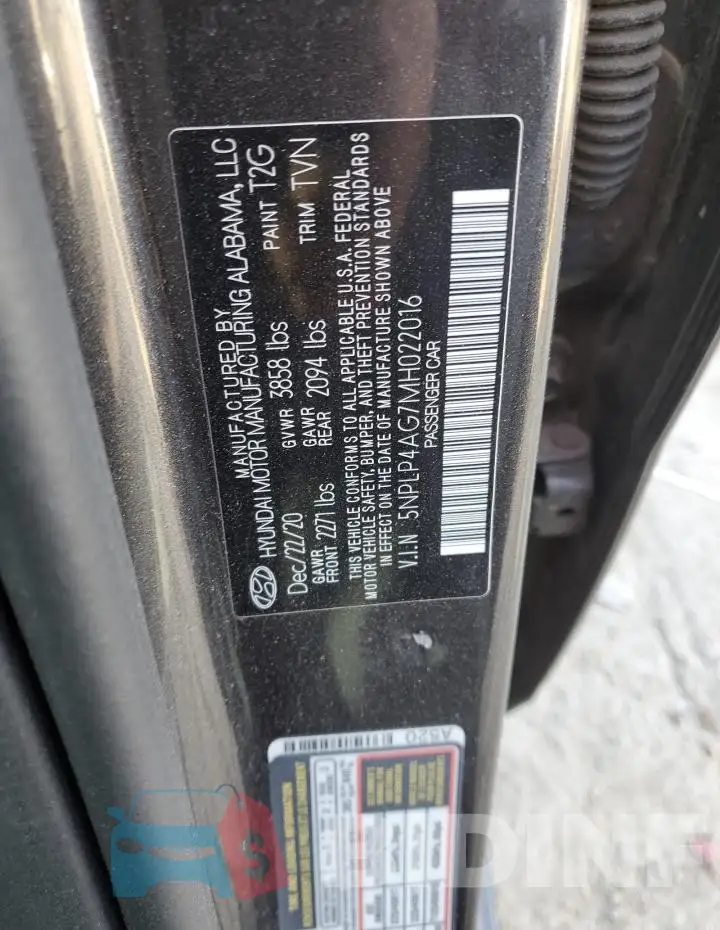 5NPLP4AG7MH022016 Photo# 13