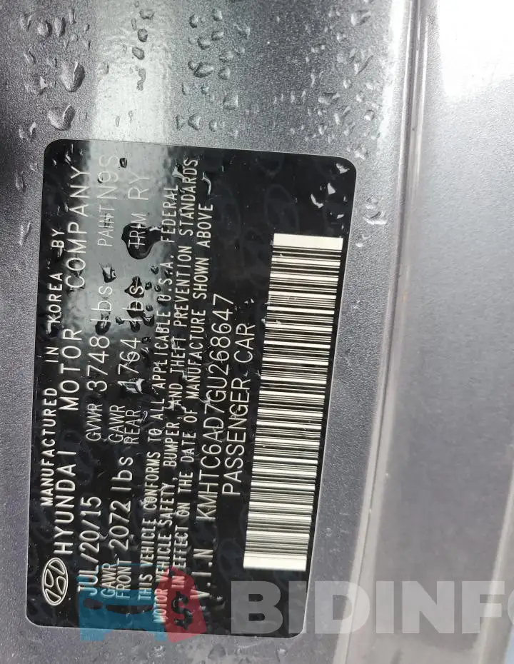 KMHTC6AD7GU268647 Photo# 13