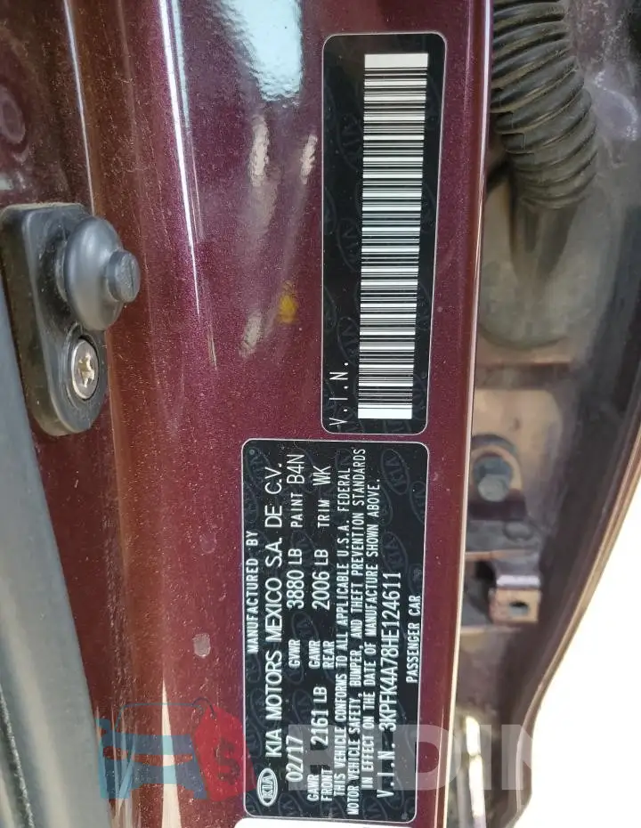 3KPFK4A78HE124611 Photo# 12