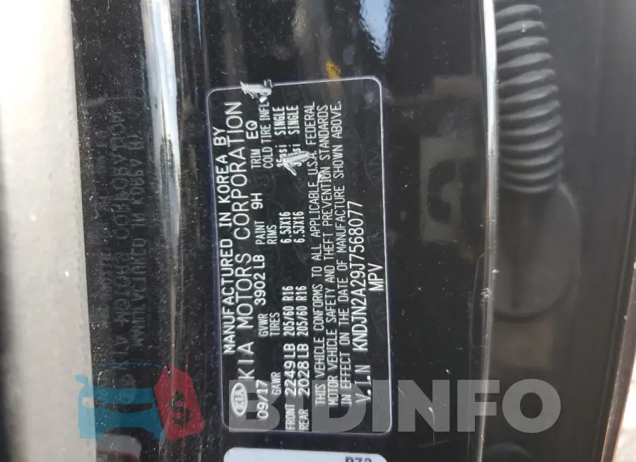 KNDJN2A29J7568077 Photo# 13